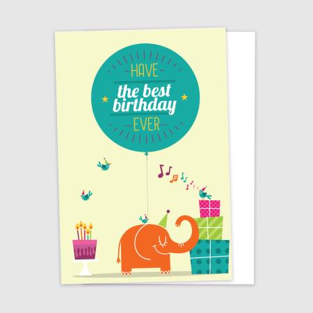 Happy Birthday - Elephant